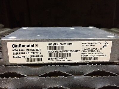 06 07 08 09 Saab 9-5 Communication Onstar 25828574 Opt Ue1 Main Interface OEM