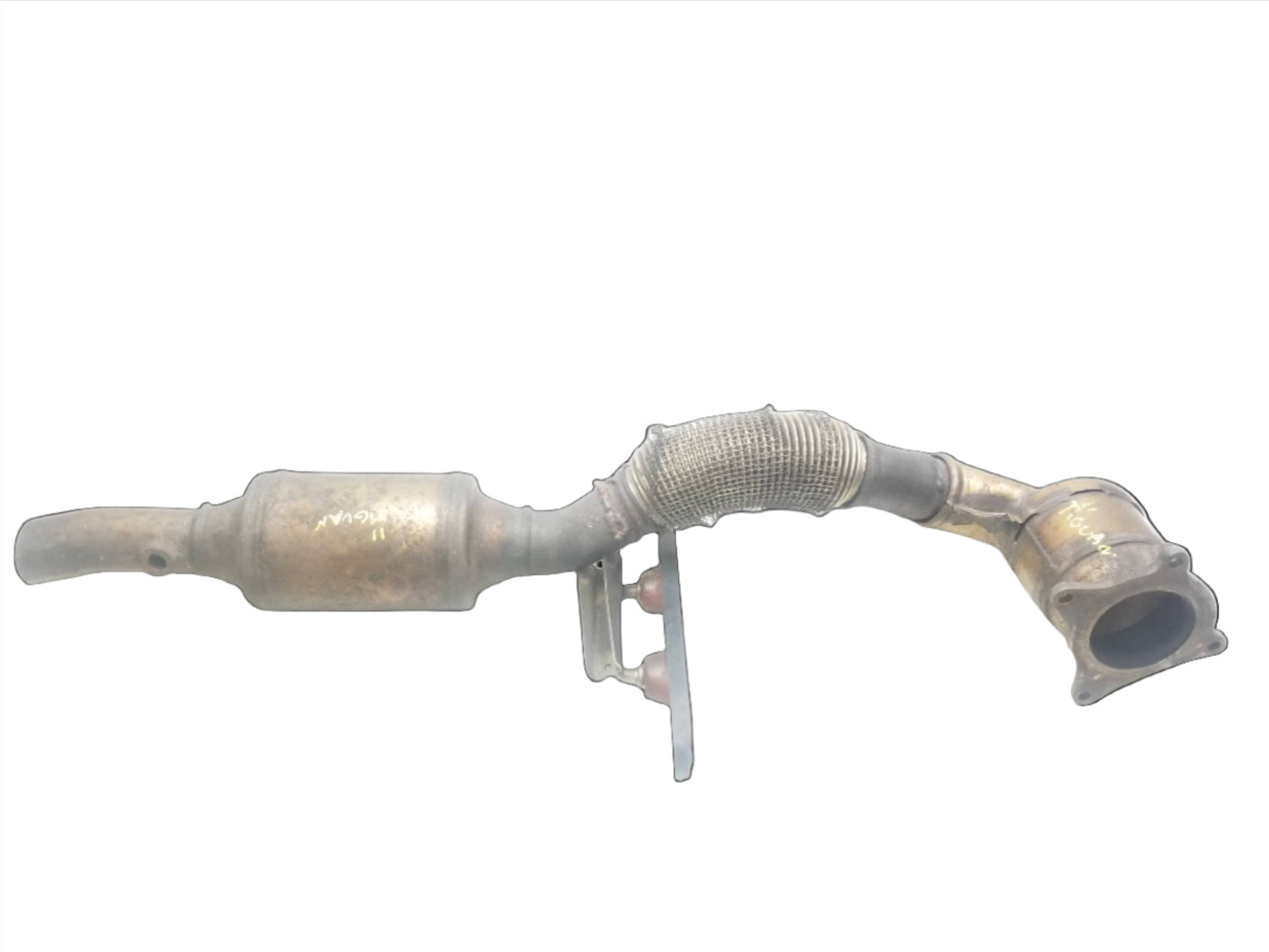 09-18 Volkswagen Tiguan 2.0 Exhaust Downpipe Catalytic Converter OEM