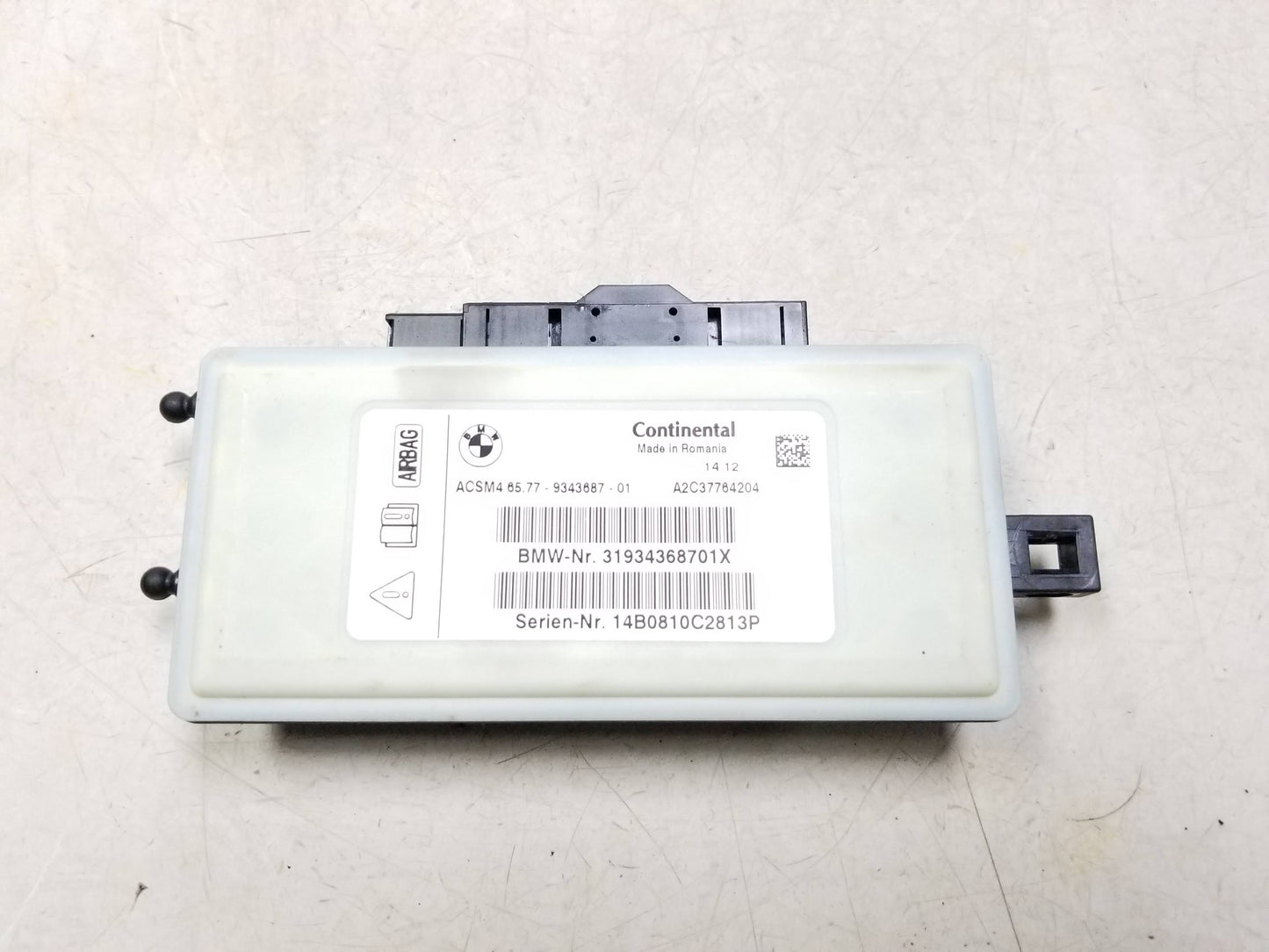 14-18 BMW X5 F15 SRS Airbag Control Module Air Bag OEM 89K Miles