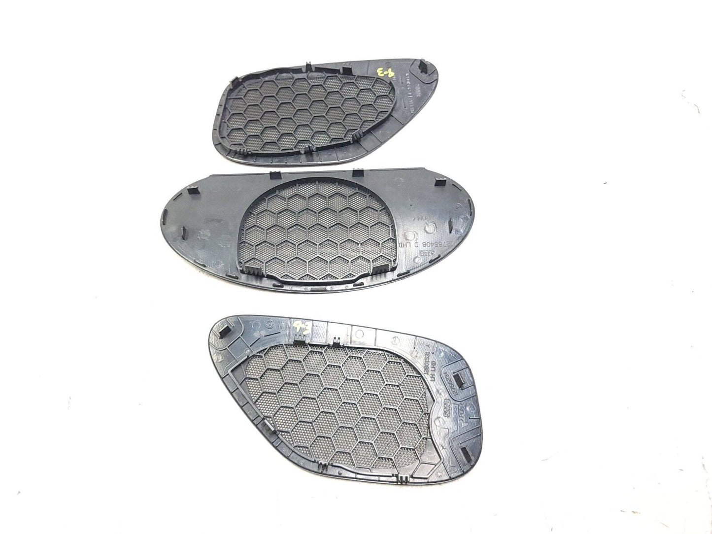 03 04 05 06 07 Saab 9-3 Dash Speaker Cover 3pcs OEM Aero Convertible