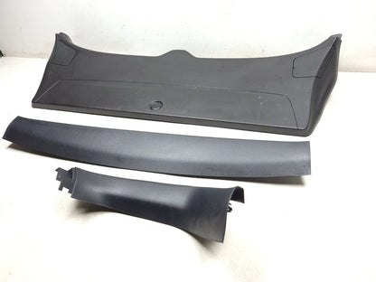 2007 - 2013 Mitsubishi Outlander Tailgate Liftgate Trim Panel 3pcs OEM