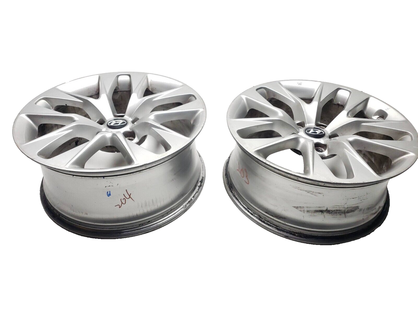 2013-2016 Genesis Coupe Wheel Rim 18x8 Pair OEM