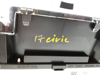 16 17 18 Honda Civic Sedan Instrument Cluster Speedometer Gauge OEM 51k