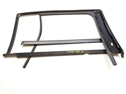 09 - 17 VW Tiguan Door Window Seal Belt Molding Pillar Trim Rear Driver Side OEM