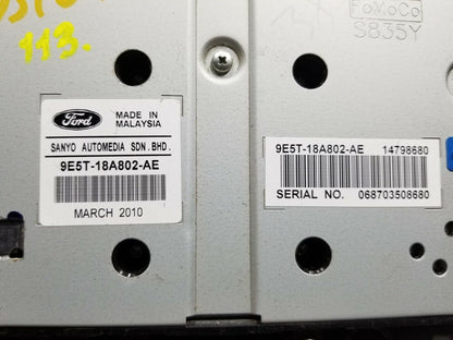 2010 2011 2012 Ford Fusion Radio Control Panel 9e5t-18a802-ae OEM #113