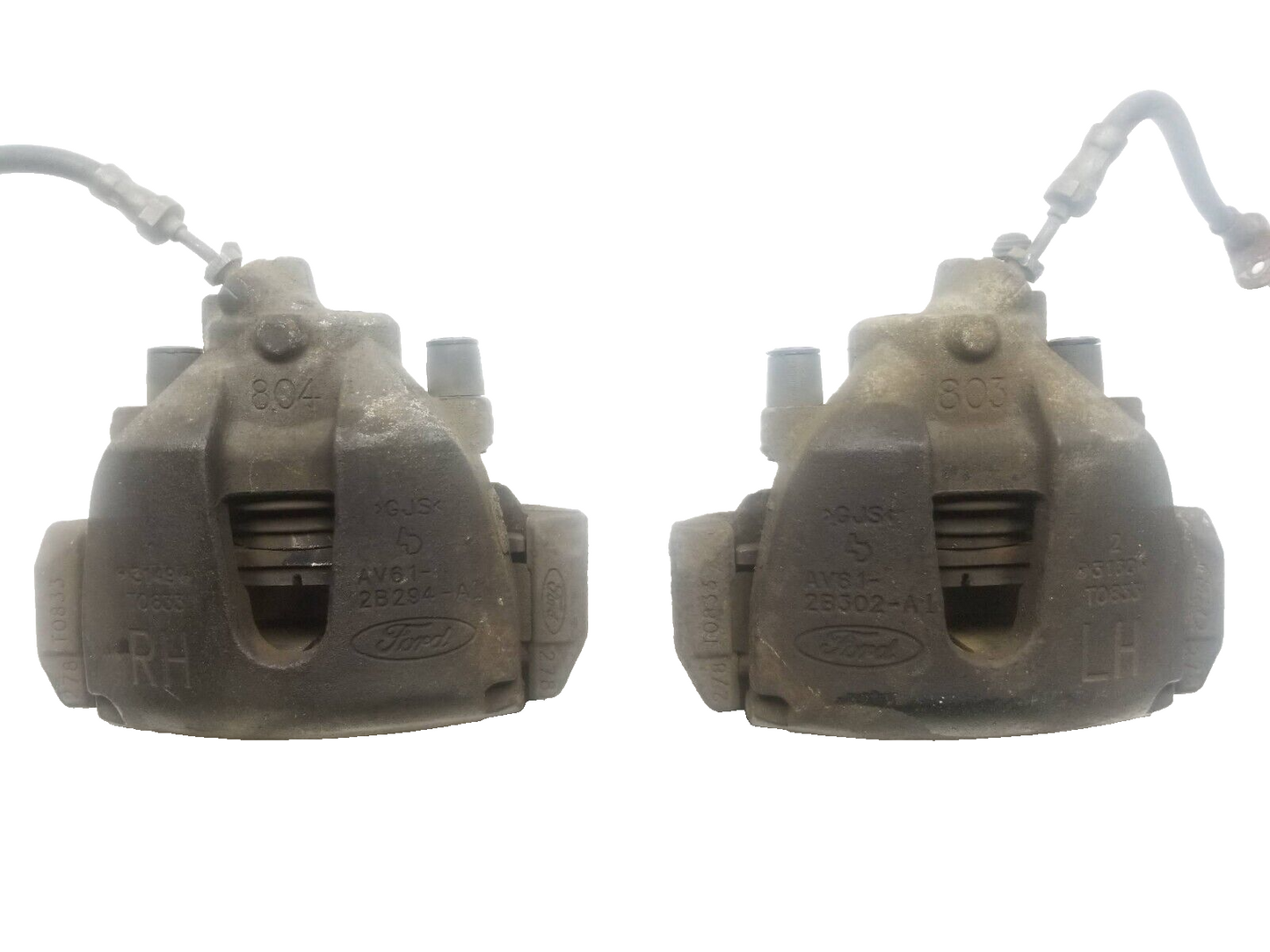 12 - 18 Ford Focus Front Brake Caliper Left & Right Pair OEM