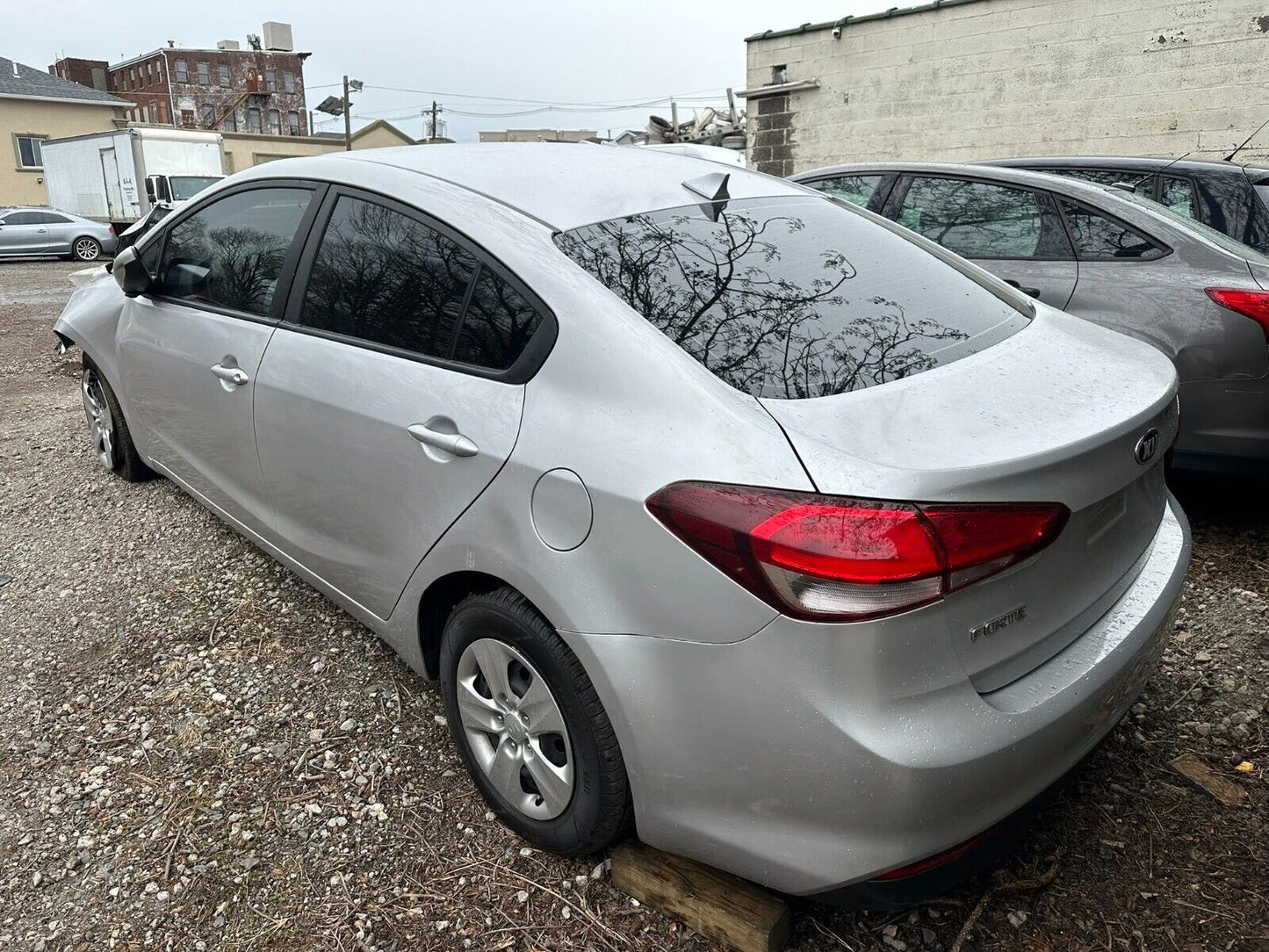 17 18 Kia Forte Rear Trunk Striker Body Trim Panel Cover OEM 49k Miles