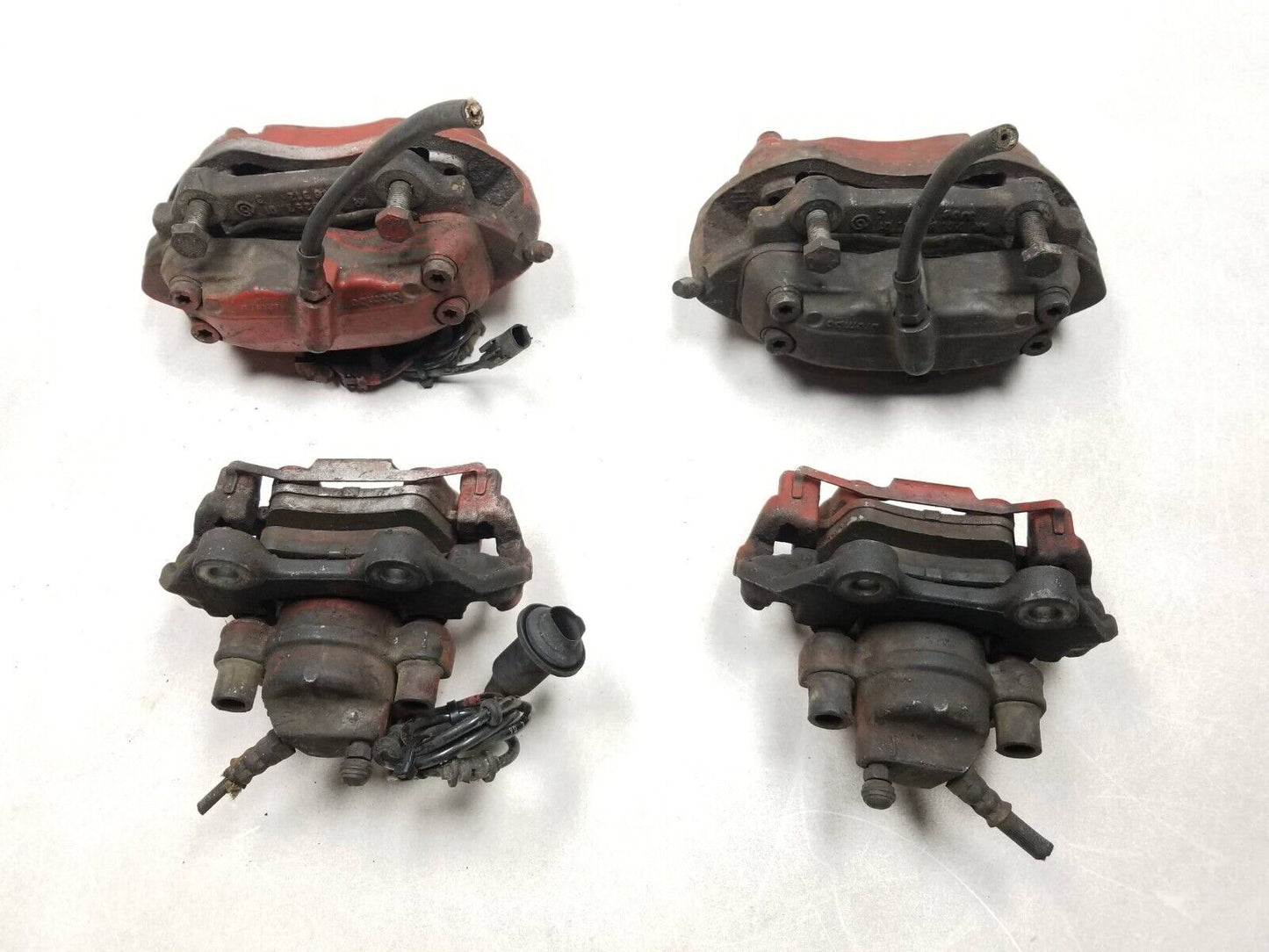 03 04 05 06 Mercedes Cl CL500 Caliper Front & Rear 4pcs OEM