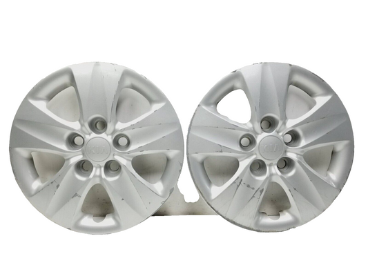 17 18 Kia Forte Hubcap Wheel Cover Hub Cap 2pcs OEM