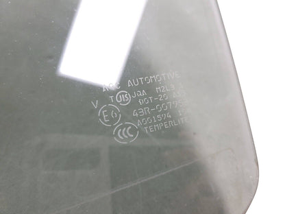 2007 - 2013 Mitsubishi Outlander Window Glass Rear Driver Side Left OEM