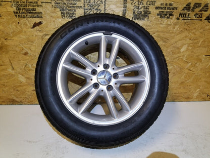 03 04 05 06 Mercedes C230 Alloy Wheel Rim & Tire 225/55zr16 W203 OEM
