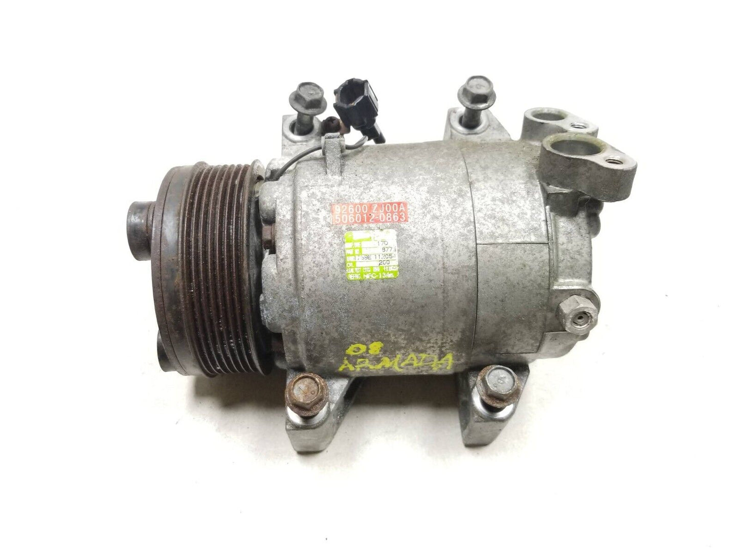 2006-2010 Nissan Armada Ac Compressor 5.6l OEM