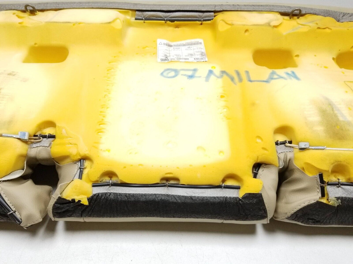 06 07 08 09 Mercury Milan  Rear Seat Cushion Bottom Bench Lower OEM