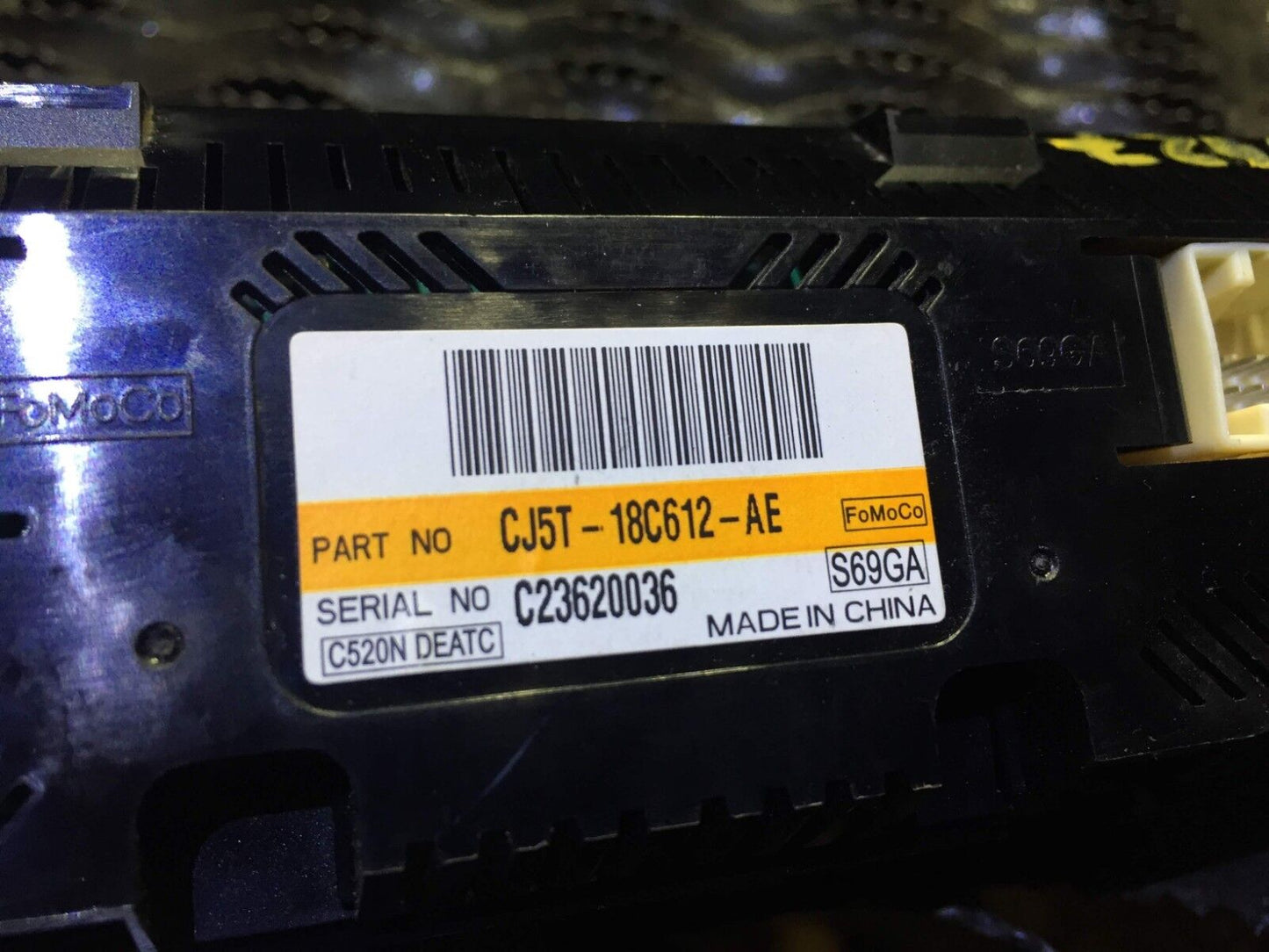 2013 - 2015 Ford Escape Ac Heater Climate Control Switch OEM