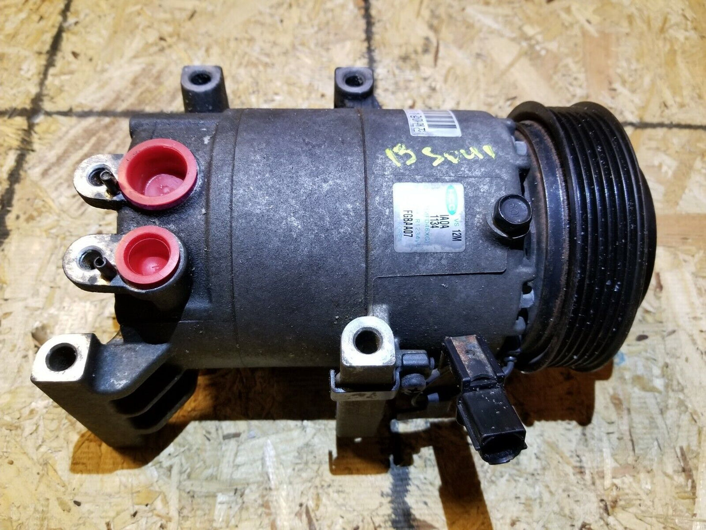 11 12 13 Kia Soul 1.6l A/c Compressor Oem. Engine R48w