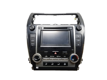 2013-2014 Toyota Camry Radio Cd Screen Display & Ac Climate Controls OEM