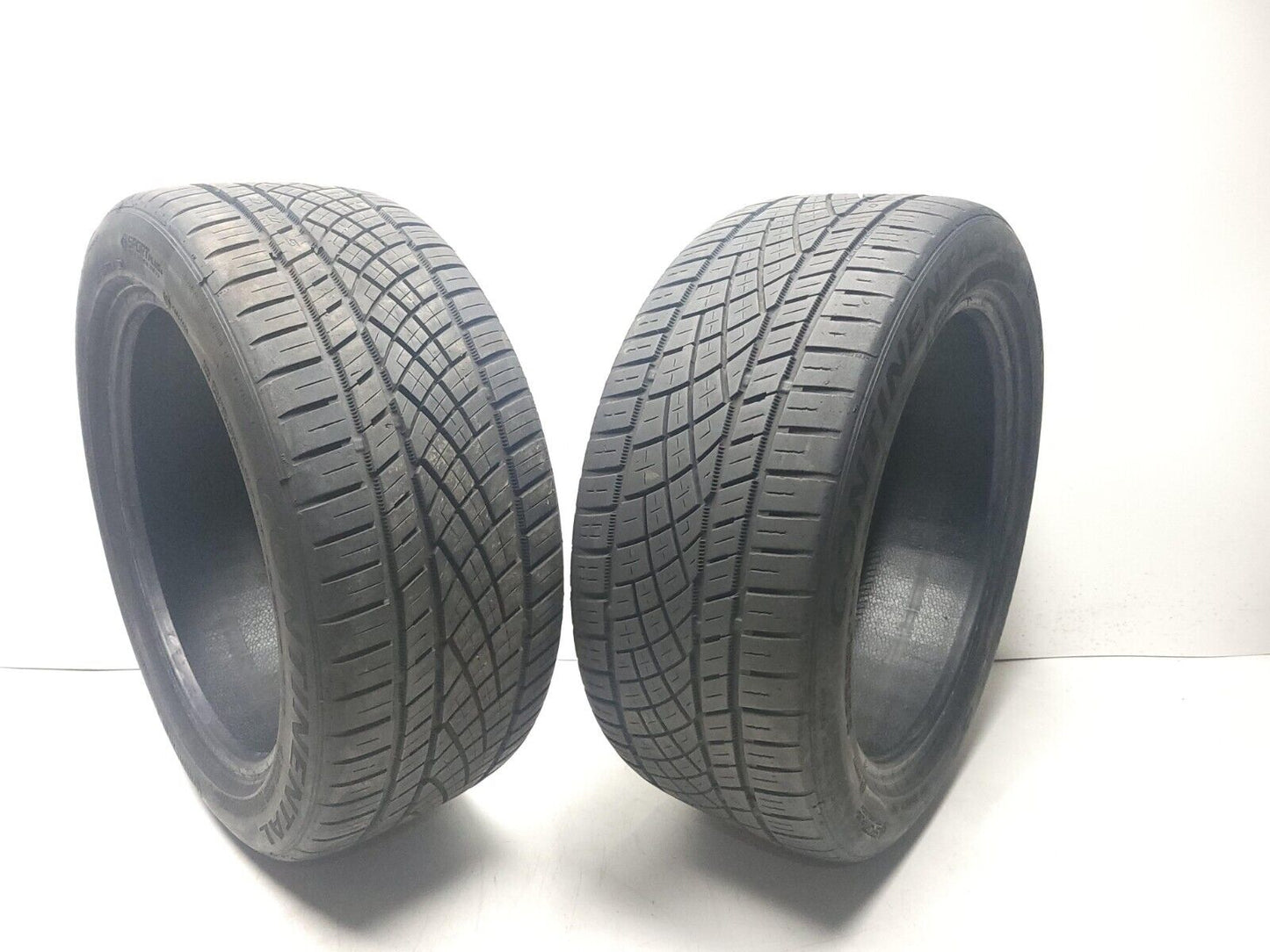 Continental Extremecontact 235/45r17 94w M+s Tread 9.8/32" Pair Used Tire