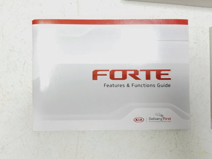 2018 Kia Forte Owner's Manual Book 3pcs OEM