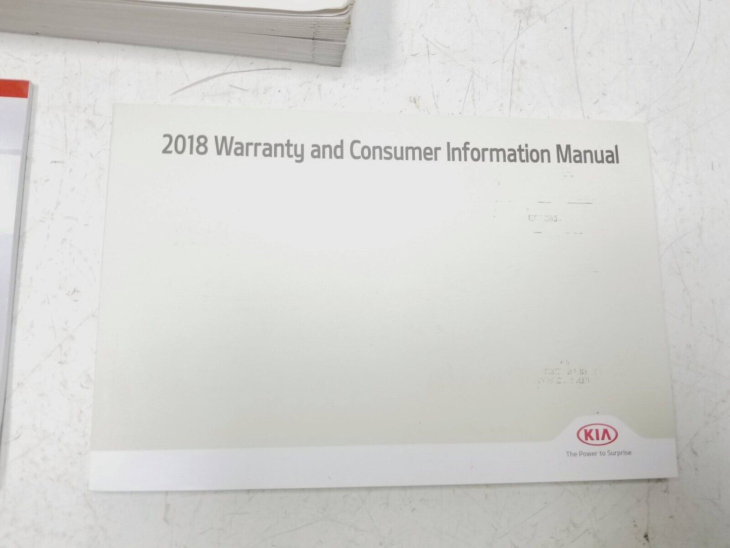 2018 Kia Forte Owner's Manual Book 3pcs OEM