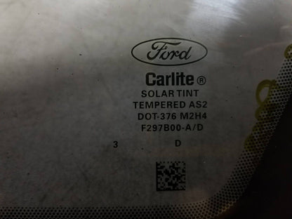 2012 - 2018 Ford Focus Sedan Window Glass Quarter Rear Passenger Side Right OEM