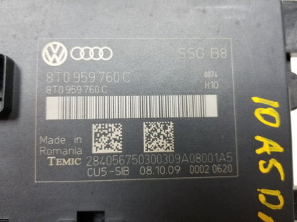 08-11 Audi A5 Coupe Front Driver Seat Adjustment Control Module 8t0959760c OEM