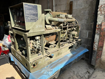 Diesel Engine Generator Mep-003a 10kw 60hz 6-hours Not Working.*need Fuel Line*