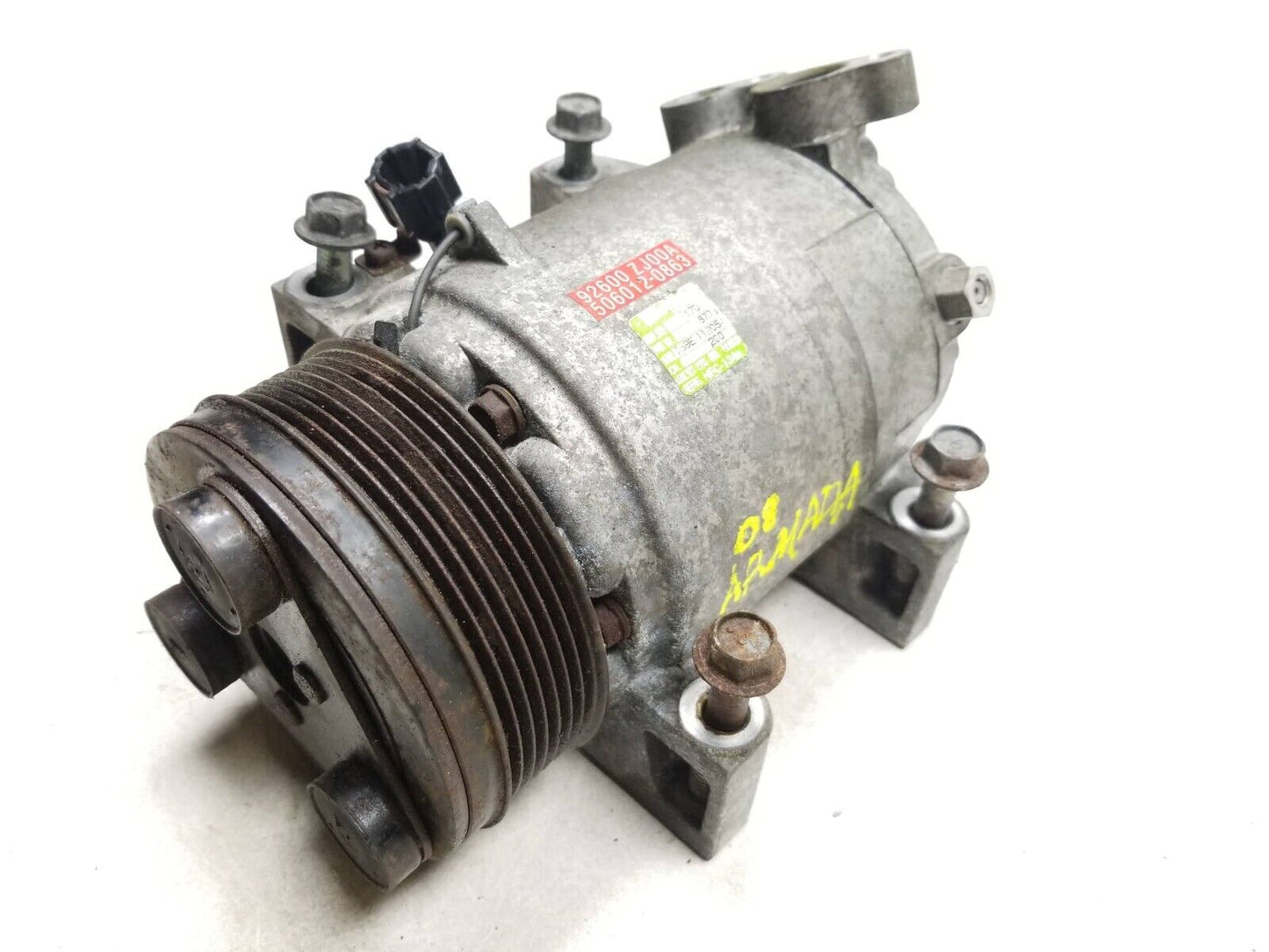 2006-2010 Nissan Armada Ac Compressor 5.6l OEM