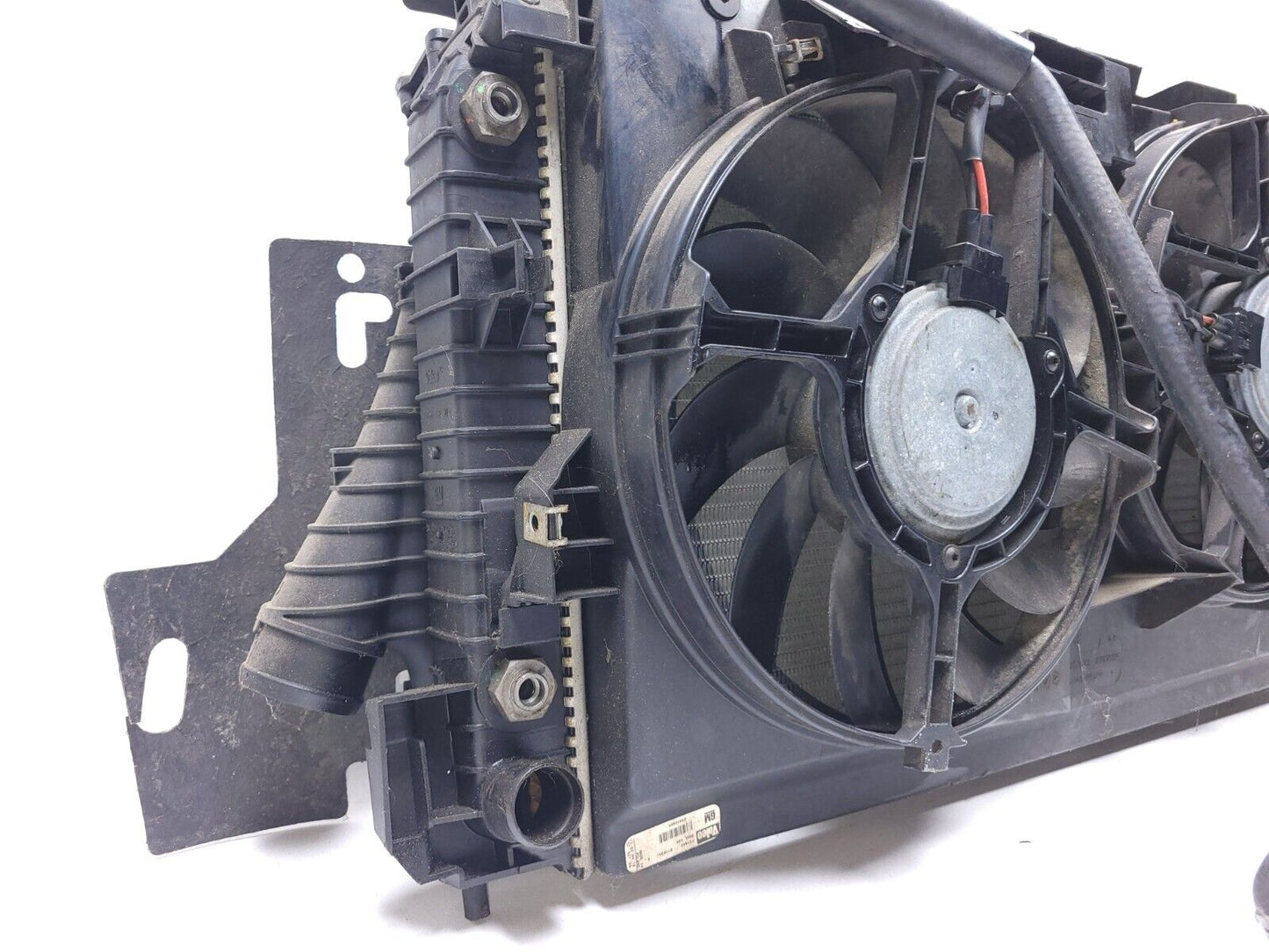 03-07 Saab 9-3 93 Radiator Shroud Fan Intercooler Condencer 2.0 Aero OEM