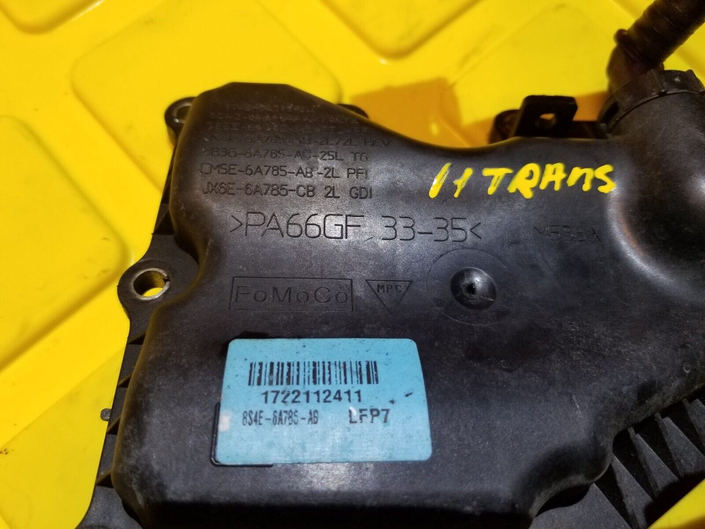 10- 13 Ford Transit Connect Engine Oil Separator 8s4e-6a785-ab OEM