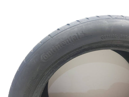 Continental Extremecontact 235/45r17 94w M+s Tread 9.8/32" Pair Used Tire