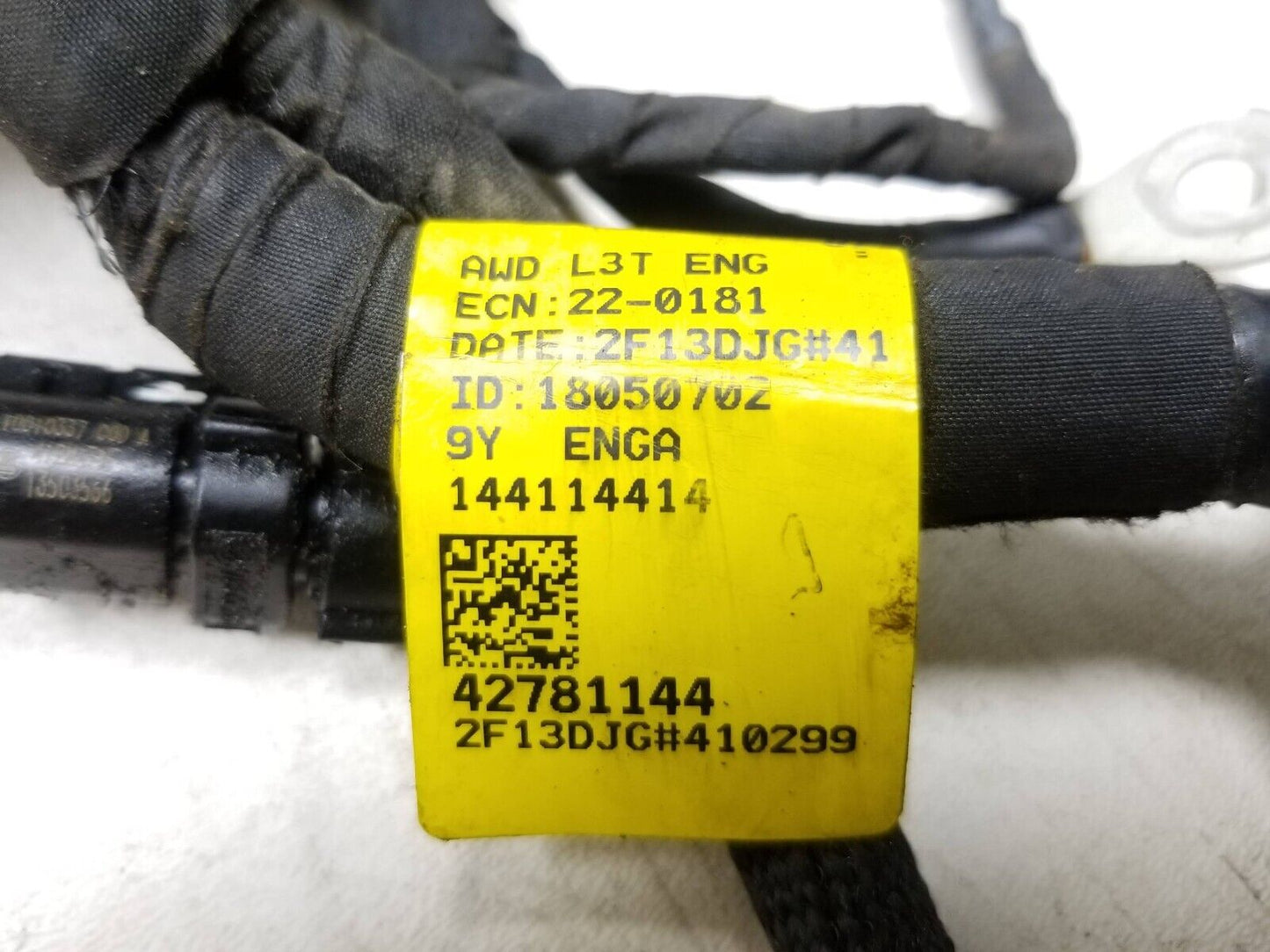 21 22 23 Chevrolet Trailblazer Engine Wiring Harness 1.3l OEM