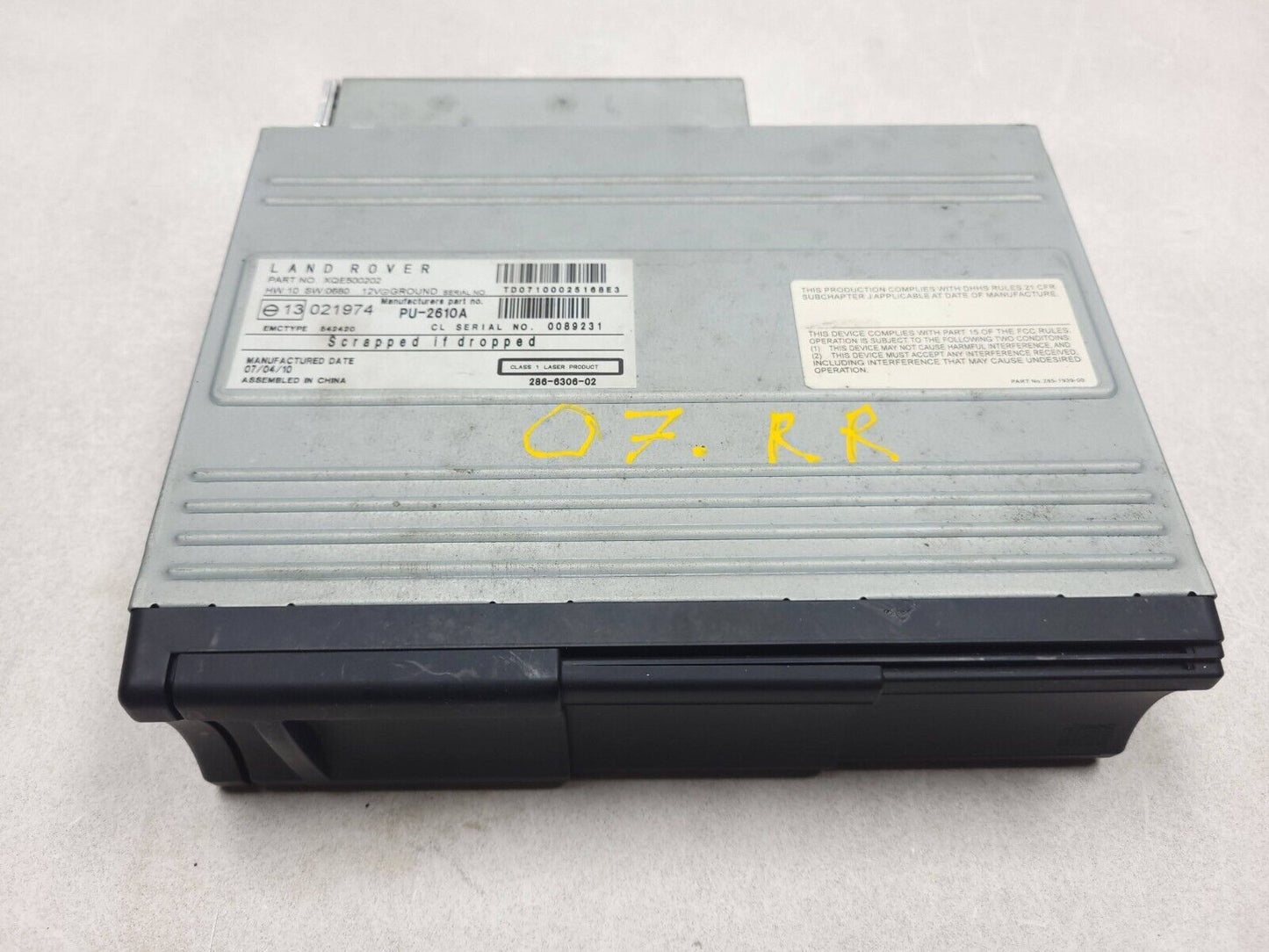 2006-2009 Range Rover 6 Disc Cd Changer Xqe500202 OEM