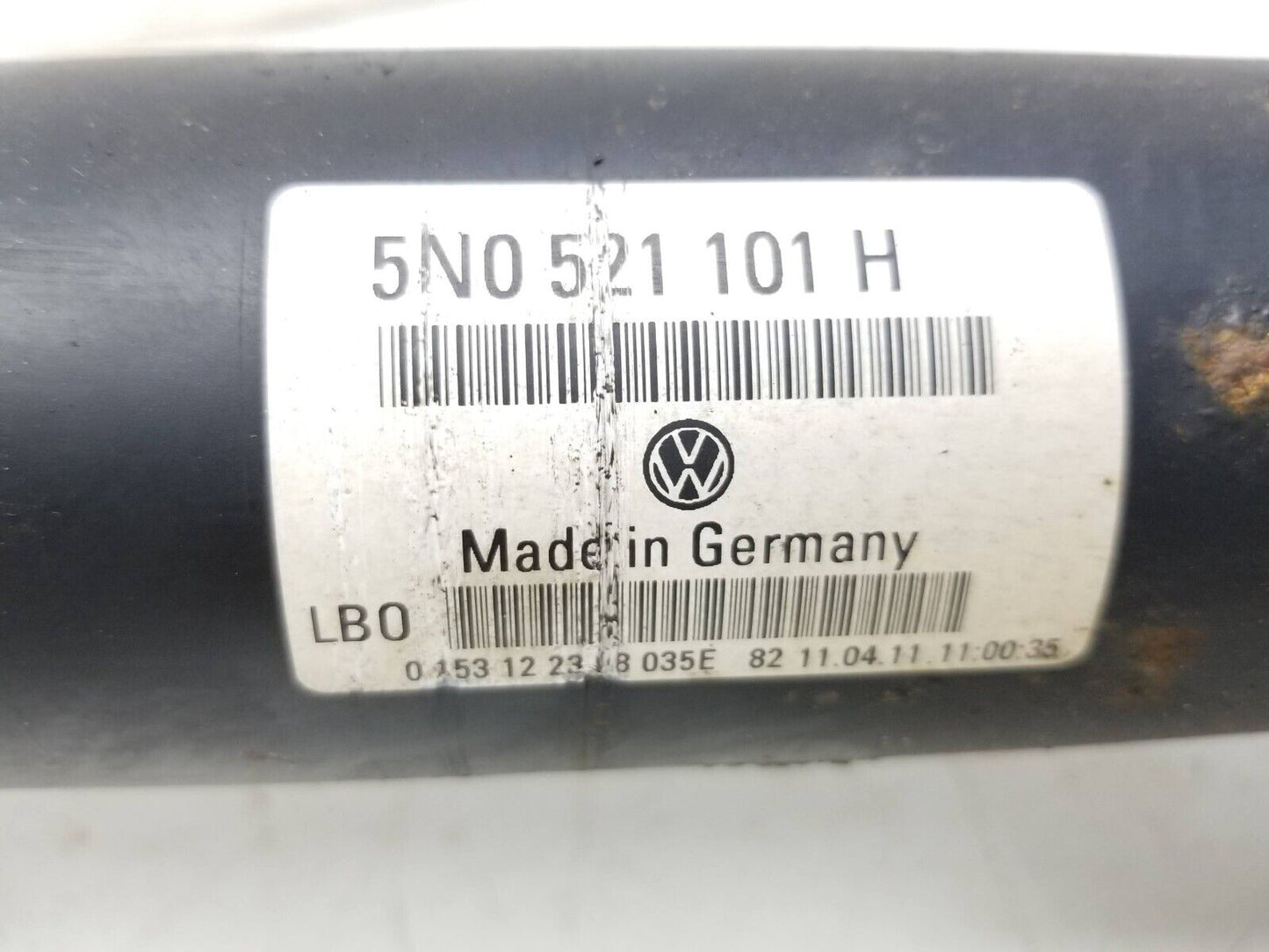 09 - 14 Volkswagen Tiguan Driveshaft Rear 2.0l OEM