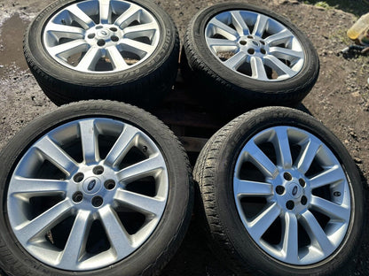 06-12 Range Rover Wheel W/ Tire Bridgestone 255/50r20 8.8/32" OEM