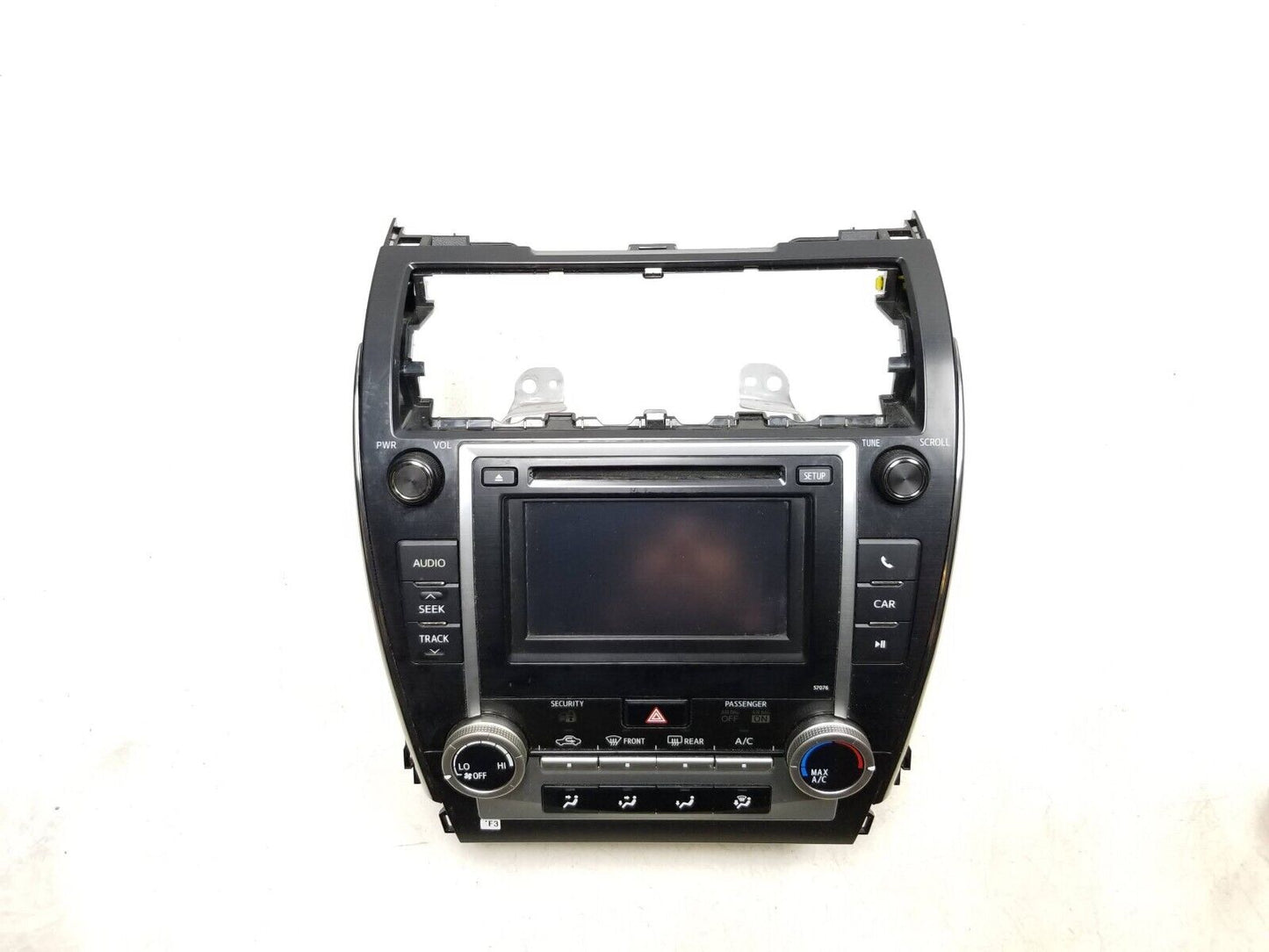 2013-2014 Toyota Camry Radio Cd Screen Display & Ac Climate Controls OEM