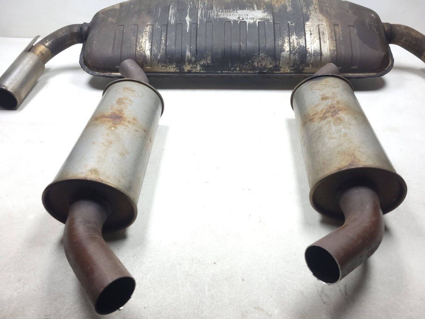 2006-2009 Range Rover Rear Exhaust Muffler W/ Resonators OEM