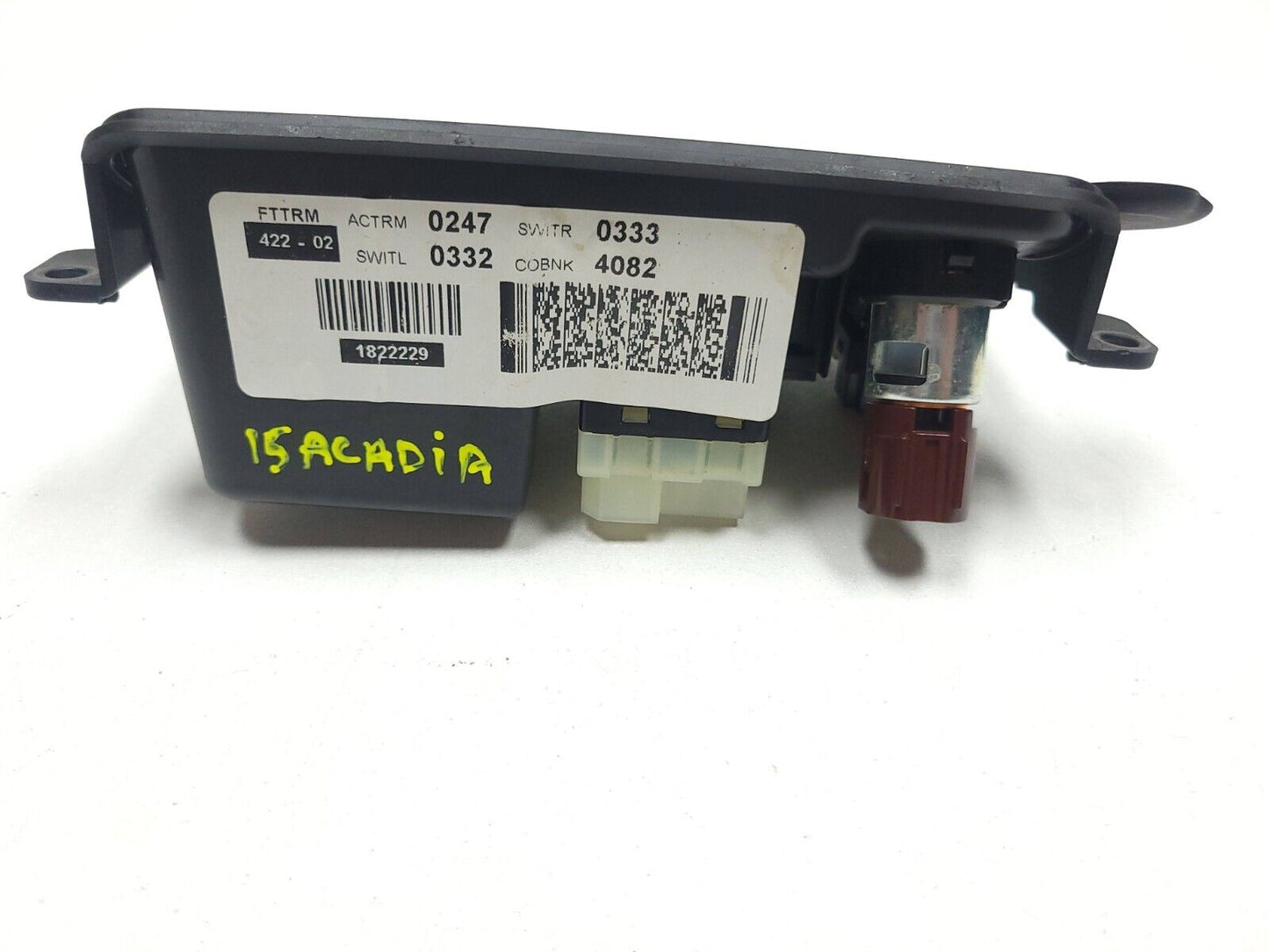 13 14 15 16 GMC Acadia Switch Control Panel Rear Wiper Tc Heat Seat OEM