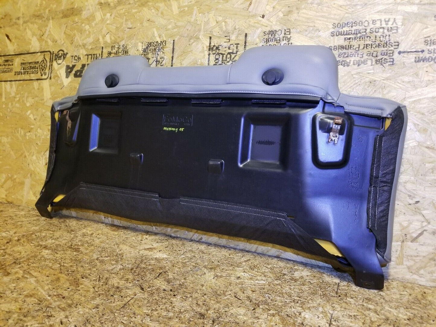 05 06 07 08 09 Ford Mustang Rear Seat Upper Back Cushion Bottom OEM 44k