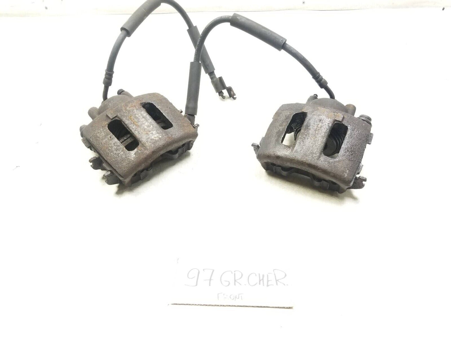 96 97 98 Jeep Grand Cherokee Frotn Brake Caliper Driver Passenger Side Pair OEM