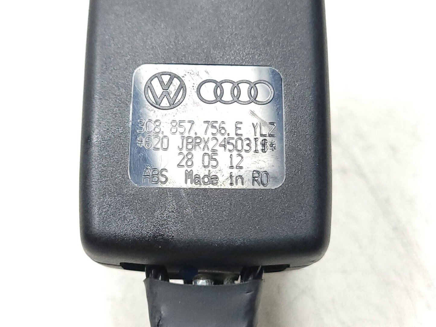 09-12 Volkswagen Cc Front Passenger Seat Belt Buckle OEM