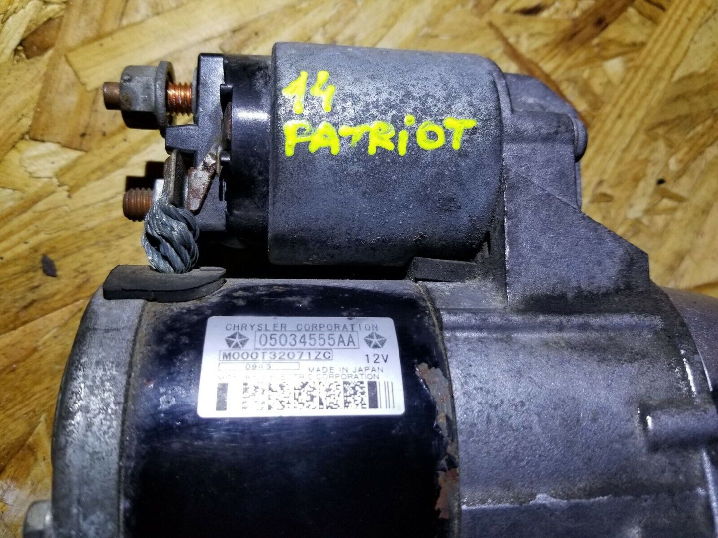 13 14 15 16 Jeep Patriot 2.0l Starter Engine Motor 05034555aa OEM 50k