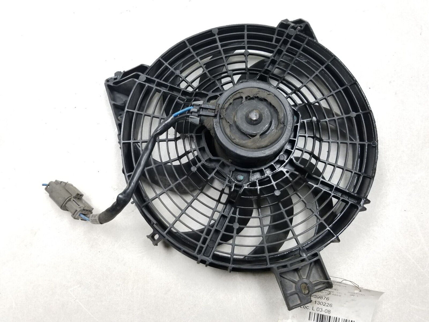 2004-2010 Nissan Titan Radiator Cooling Ran Motor Assembly 5.6l OEM