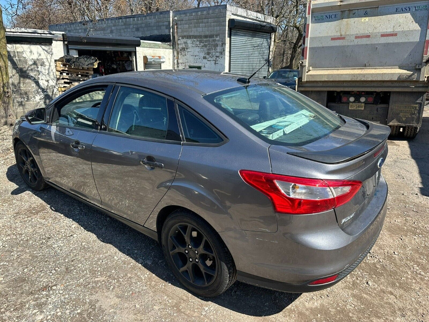 12 13 14 Ford Focus Rear Exhaust Muffler Sedan OEM