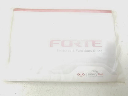 2018 Kia Forte Owner's Manual Book 3pcs OEM