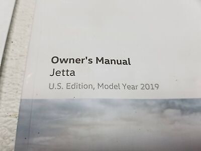 2019 Volkswagen Jetta Owner Manual Book W/ Case OEM