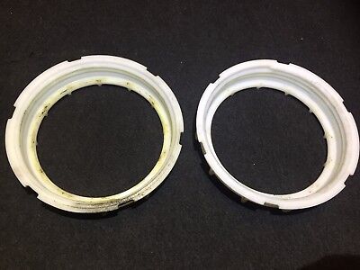 04 05 06 07 08 Jaguar Xj8 Vanden Plas 4.2l Fuel Pump Bracket Ring Nut 2pcs OEM