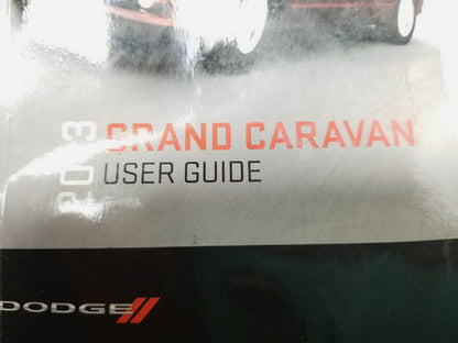 2013 Dodge Grand Caravan Ownres Manusl Book W/ Case OEM