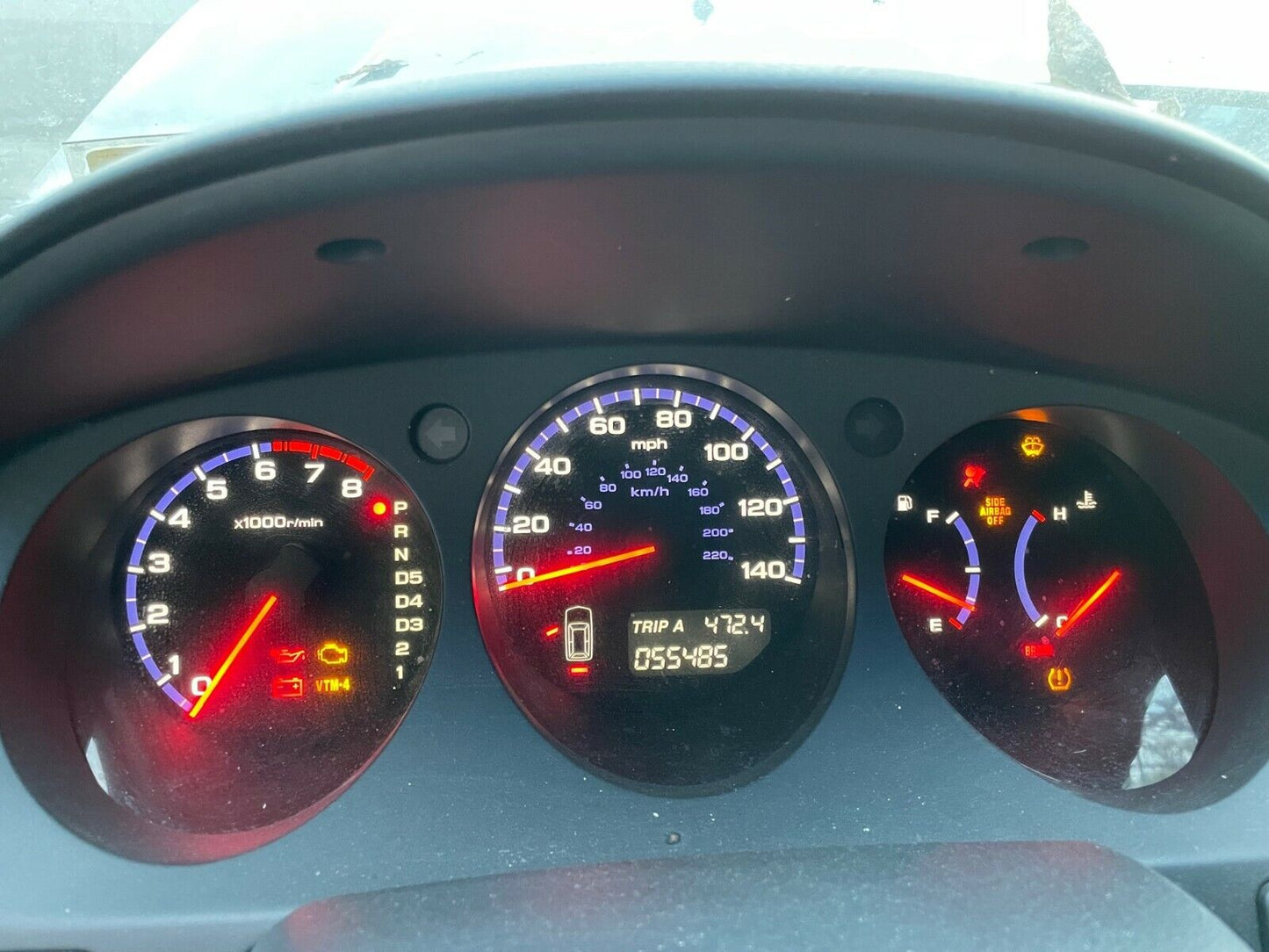 03 04 05 06 Acura Mdx Rear Right Pass Door Weatherstrip Seal OEM 55k Miles
