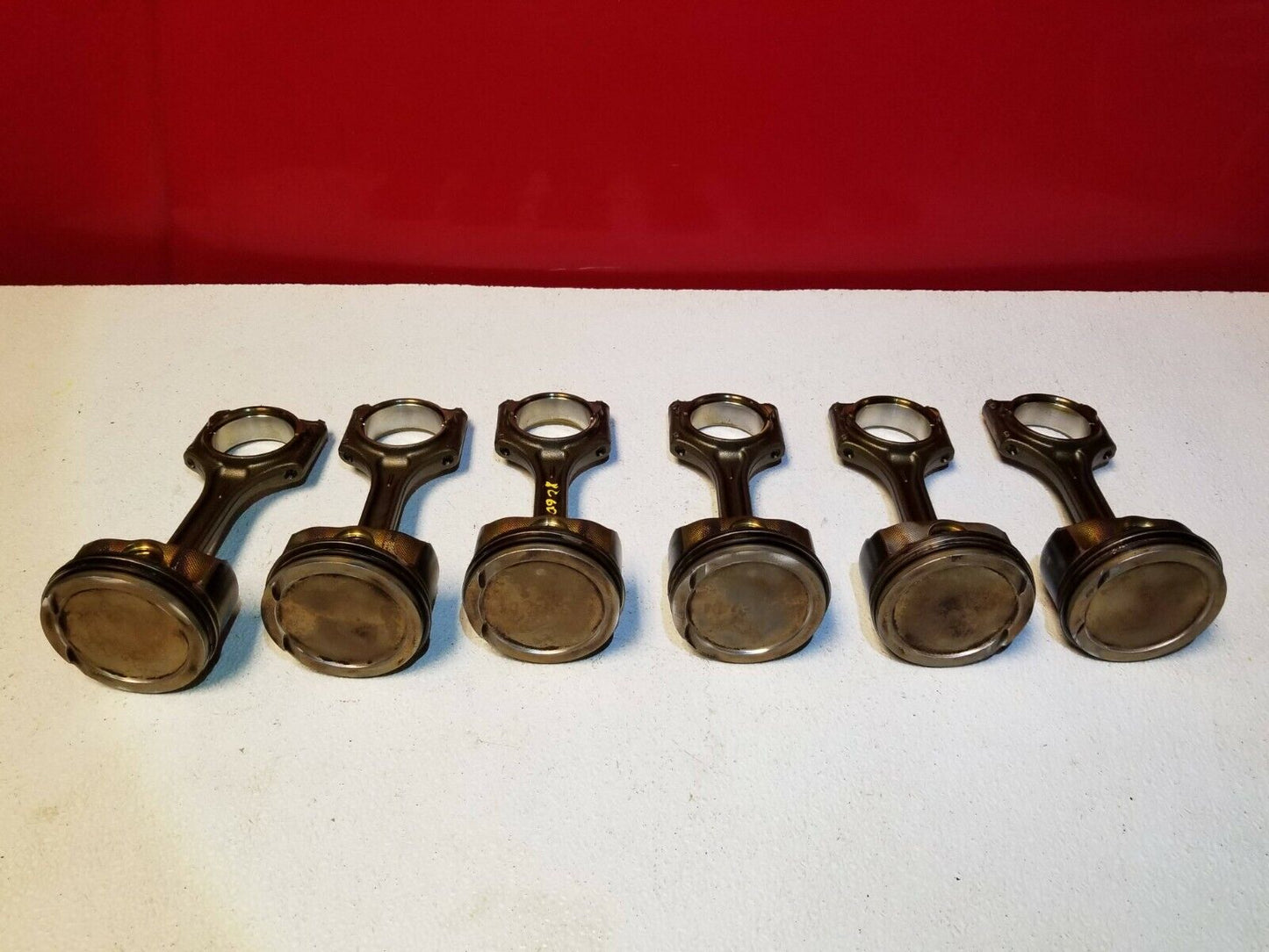 10 11 12 13 Volvo XC60 3.2l Piston W/ Connecting Rod 6pcs OEM