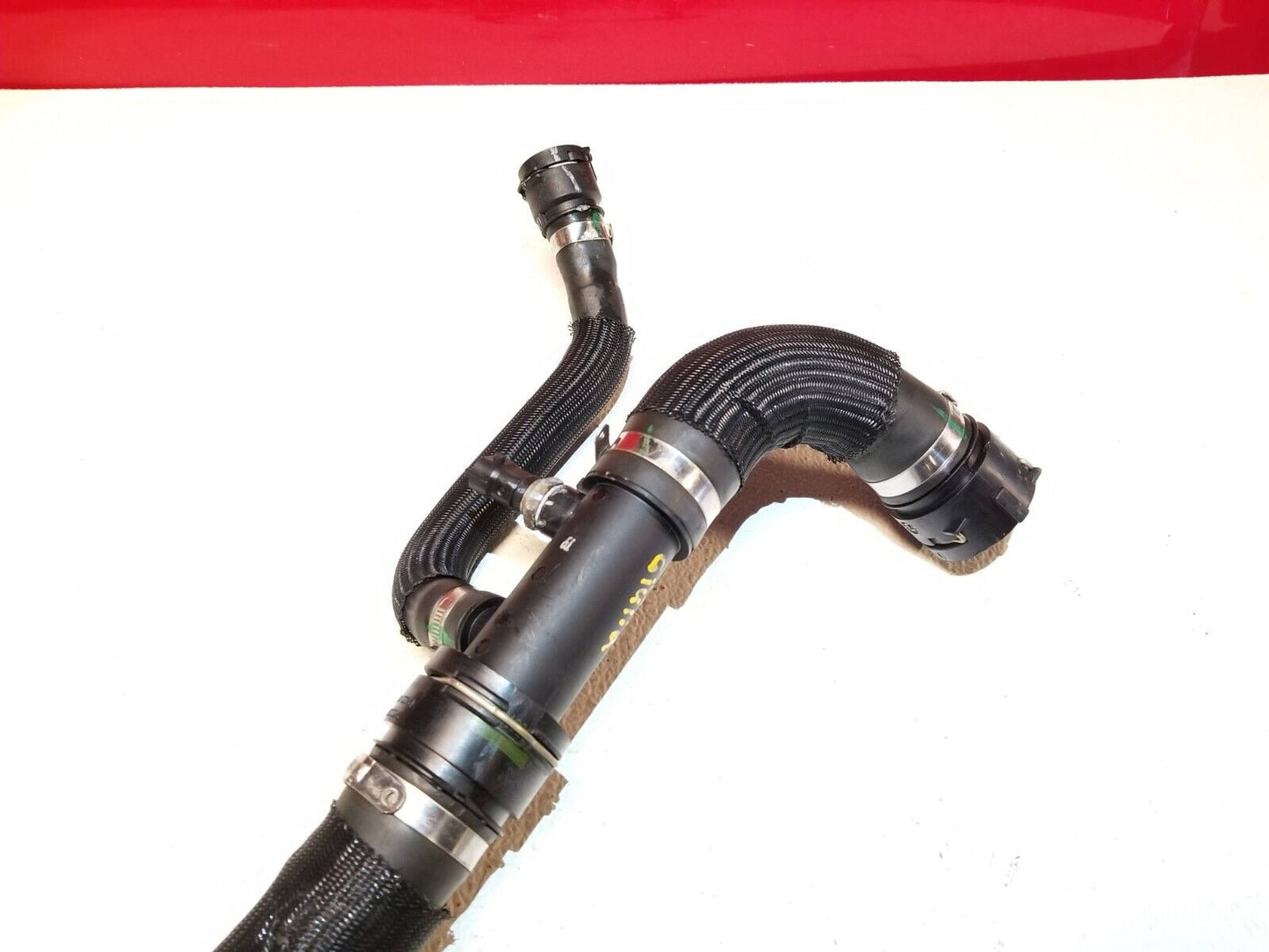 17 18 19 Alfa Romeo Giulia 2.0l Engine Coolant Hose Pipe  W/ Sensor  OEM 21k